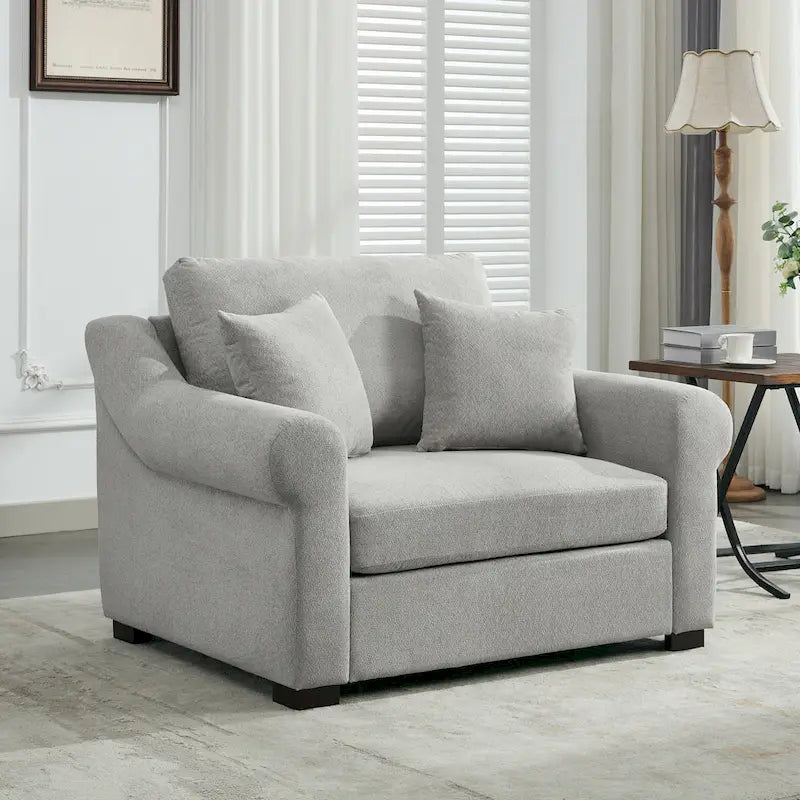 Poltrona girevole a barilotto in similpelle con base in legno, rotazione a 360°