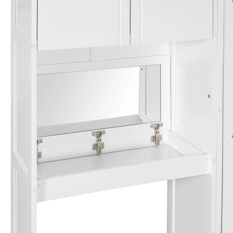 Letto a scomparsa Queen all-in-one con scrivania, vanità e armadio