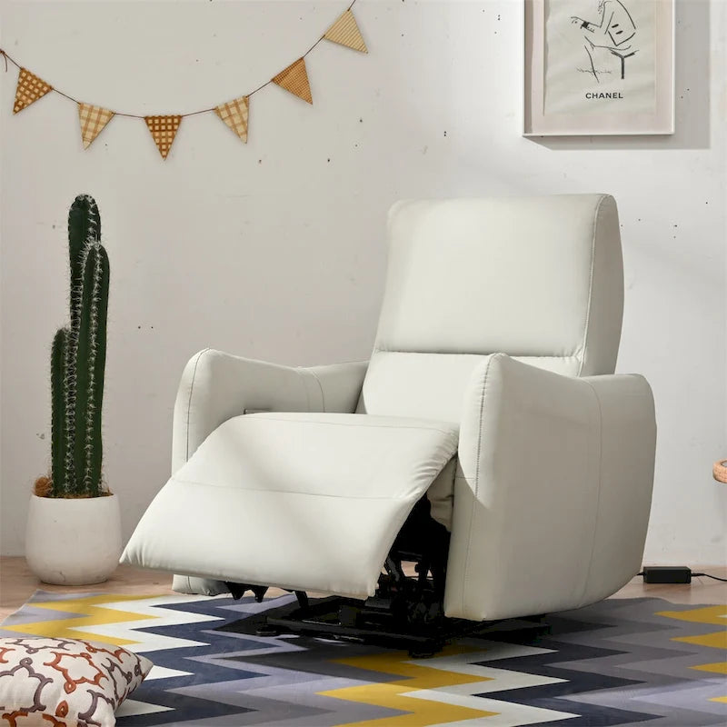 Poltrona Reclinabile Elettrica Wall Hugger, Poltrona per Home Theater Piccola con Supporto Lombare, Poltrona Reclinabile Singola per Soggiorno