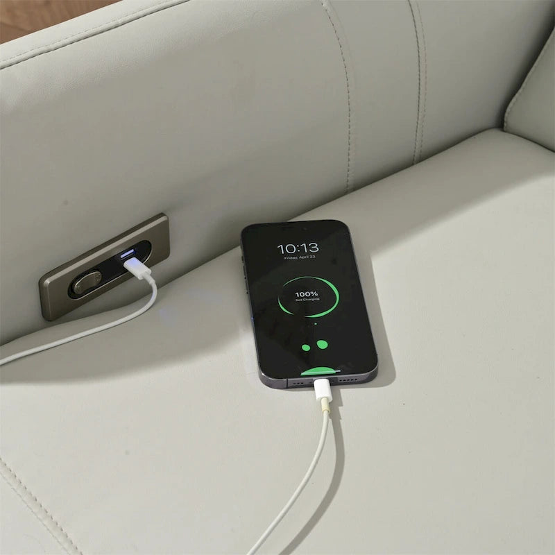 Poltrona Reclinabile Elettrica Wall Hugger, Poltrona per Home Theater Piccola con Supporto Lombare, Poltrona Reclinabile Singola per Soggiorno