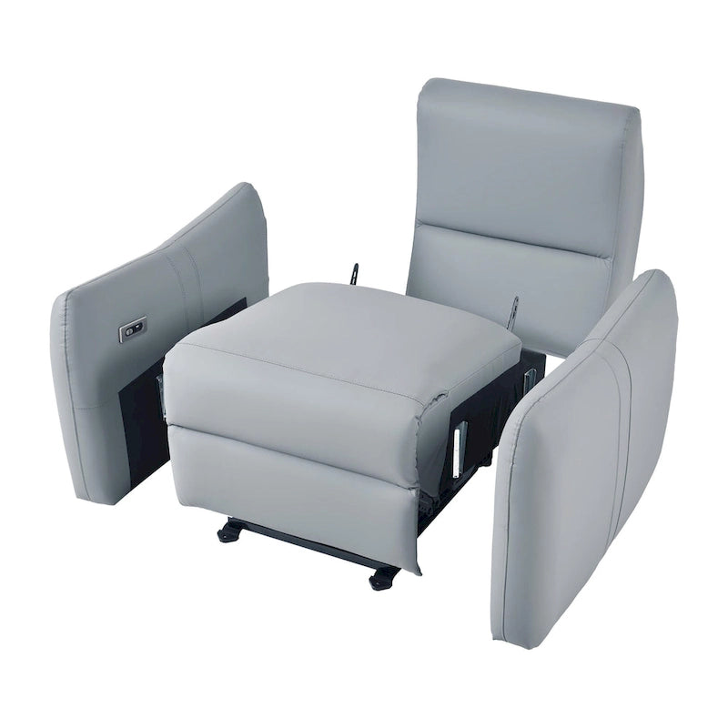 Poltrona Reclinabile Elettrica Wall Hugger, Poltrona per Home Theater Piccola con Supporto Lombare, Poltrona Reclinabile Singola per Soggiorno