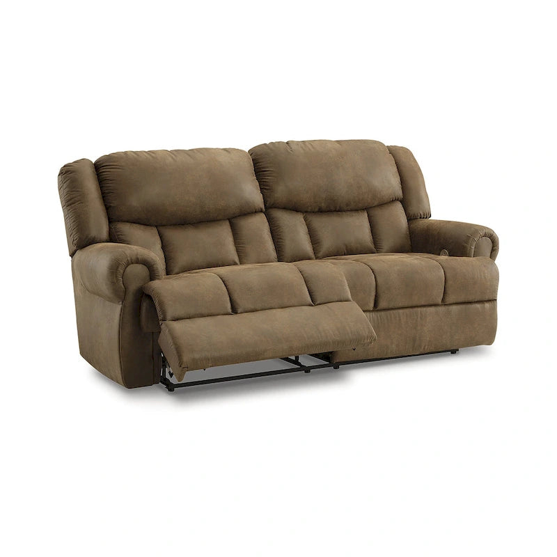 Divano reclinabile elettrico, rivestimento marrone, 234 cm L x 107 cm P x 119 cm H, reclinazione elettrica, divano per soggiorno