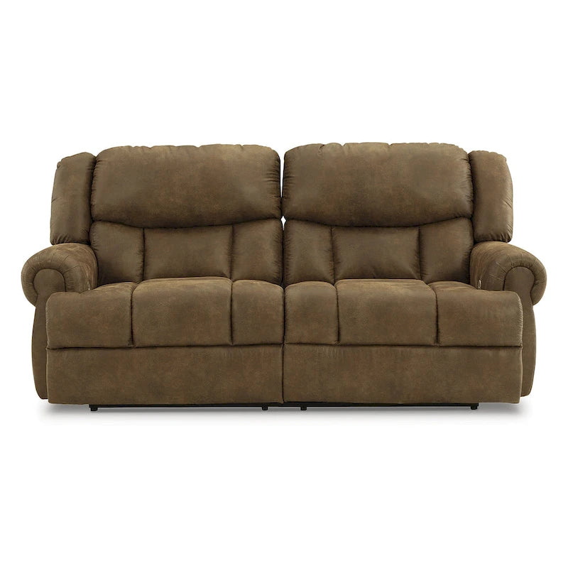 Divano reclinabile elettrico, rivestimento marrone, 234 cm L x 107 cm P x 119 cm H, reclinazione elettrica, divano per soggiorno