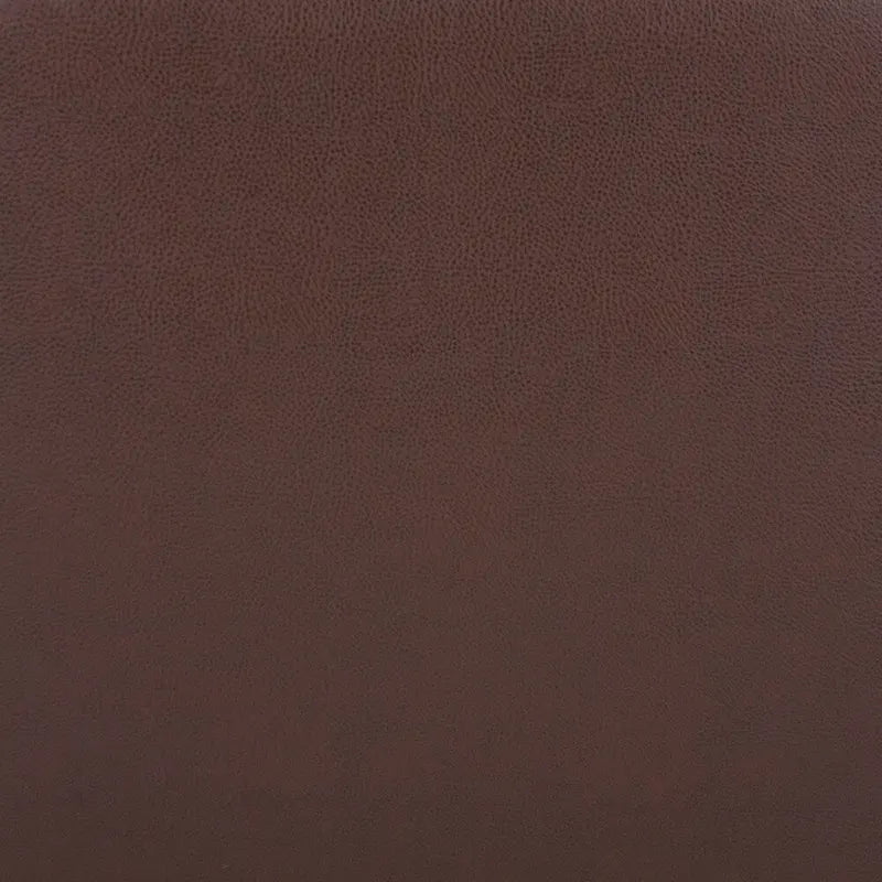 Pouf rotondo da 36" con rivestimento sfoderabile, ecopelle, rosso mela, poggiapiedi e tavolino versatile