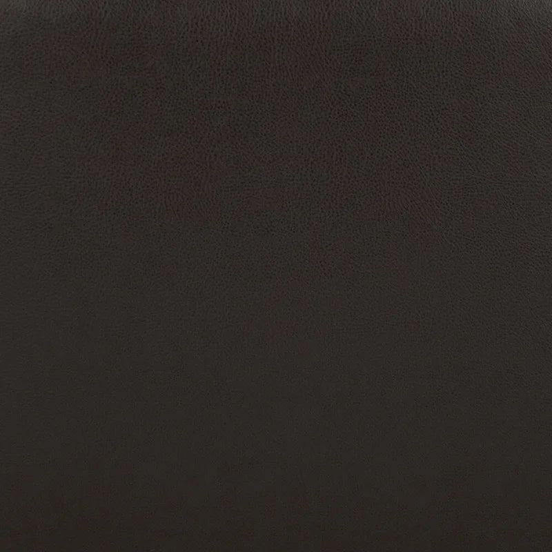 Pouf rotondo da 36" con rivestimento sfoderabile, ecopelle, rosso mela, poggiapiedi e tavolino versatile