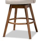 Set di 2 sgabelli da bancone girevoli in stile Mid-Century Modern