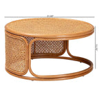 Tavolino da caffè Eldon Bohemian Honey in Rattan