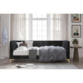Letto a giorno matrimoniale imbottito Elsie