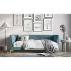 Letto a giorno matrimoniale imbottito Elsie