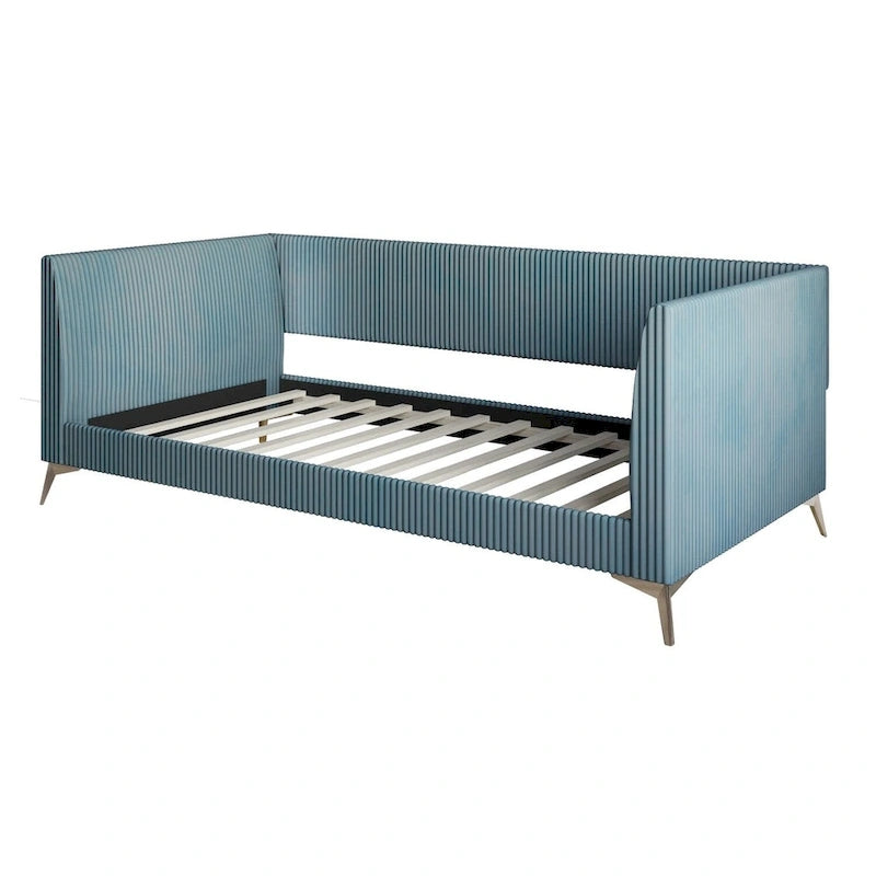 Letto a giorno matrimoniale imbottito Elsie