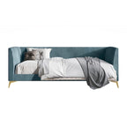Letto a giorno matrimoniale imbottito Elsie