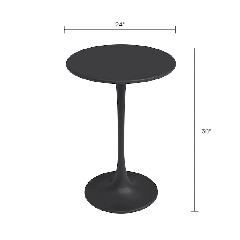 Tavolo da Bistrò Kurv 24, Altezza Bancone, Resistente alle Intemperie, Interno/Esterno