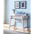 Letto Queen Size Imbottito in Lino con Testiera, Stile Mid-Century