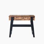 Letto Queen Size Imbottito in Lino con Testiera, Stile Mid-Century