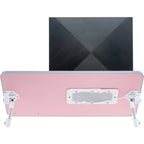 Cuscino da marito - Tavolino da letto in legno piccolo - Adatto a laptop fino a 17 pollici - con doppio cuscino, fessura multifunzione per tablet