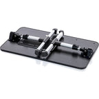 Cuscino da marito - Tavolino da letto in legno piccolo - Adatto a laptop fino a 17 pollici - con doppio cuscino, fessura multifunzione per tablet