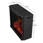Mobile TV con caminetto elettrico da 72" in bianco, 4780 BTU, telecomando, fiamma LED, riscalda 1000 piedi quadrati, 72"L x 30"H