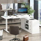 Postazione di lavoro regolabile in altezza: Scrivania versatile per l'home office e non solo