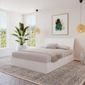Nexera Paris Storage Bed with Headboard, White