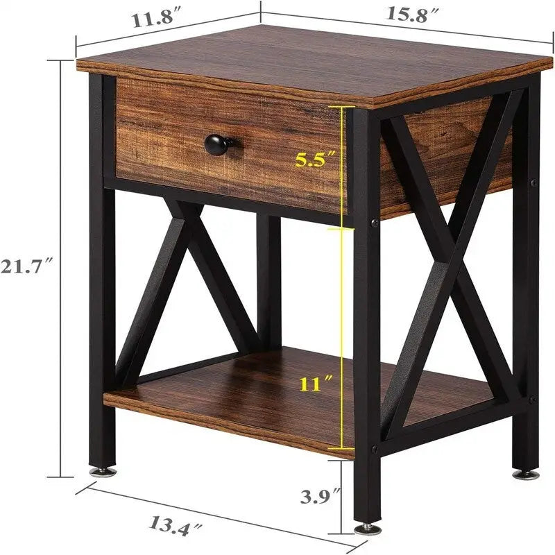 Tavolo consolle in legno 30"x15"x31", tavolo da divano per ingresso con ripiano