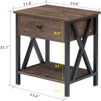 Tavolo consolle in legno 30"x15"x31", tavolo da divano per ingresso con ripiano