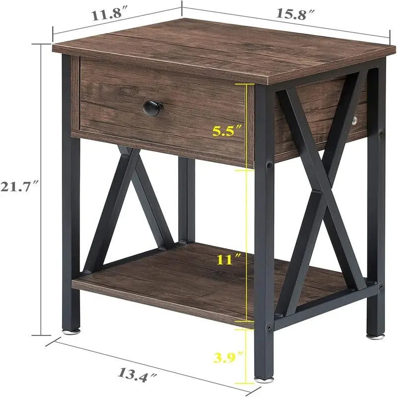 Tavolo consolle in legno 30"x15"x31", tavolo da divano per ingresso con ripiano