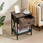 Tavolo consolle in legno 30"x15"x31", tavolo da divano per ingresso con ripiano