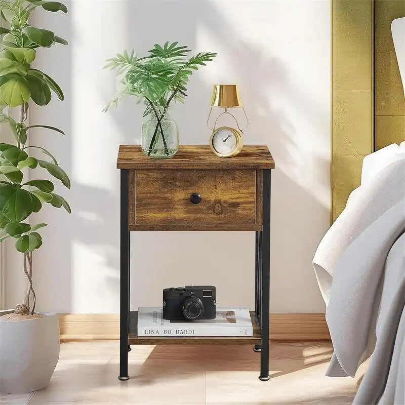 Tavolo consolle in legno 30"x15"x31", tavolo da divano per ingresso con ripiano