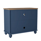 Set buffet credenza contenitore floreale da 2 pezzi - Larghezza 55 e 38 pollici