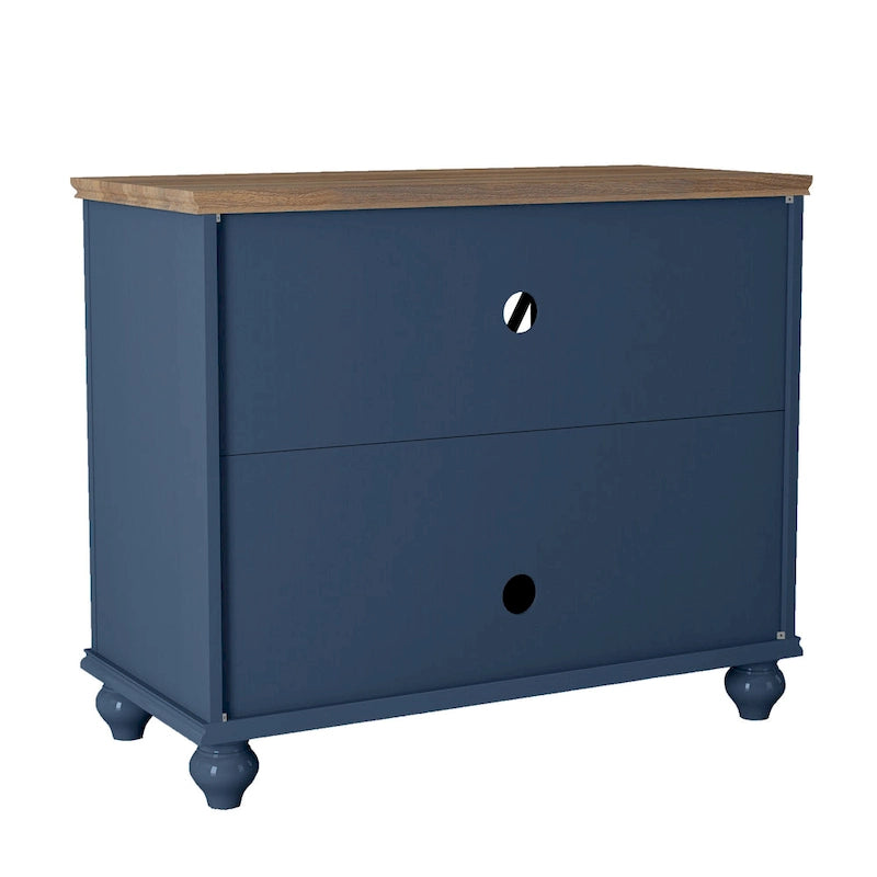 Set buffet credenza contenitore floreale da 2 pezzi - Larghezza 55 e 38 pollici