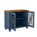 Set buffet credenza contenitore floreale da 2 pezzi - Larghezza 55 e 38 pollici