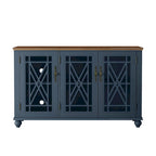 Set buffet credenza contenitore floreale da 2 pezzi - Larghezza 55 e 38 pollici