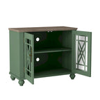 Set buffet credenza contenitore floreale da 2 pezzi - Larghezza 55 e 38 pollici