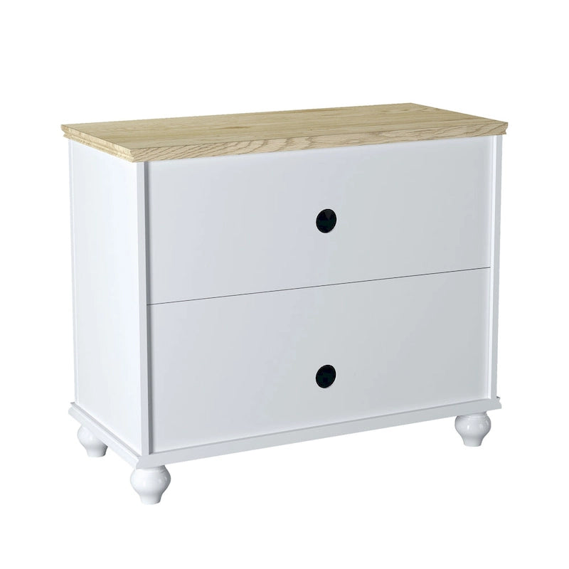 Set buffet credenza contenitore floreale da 2 pezzi - Larghezza 55 e 38 pollici