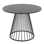 Tavolo da pranzo rotondo con base a piedistallo, stile Mid-Century Modern, 4 posti a sedere