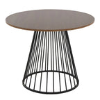 Tavolo da pranzo rotondo con base a piedistallo, stile Mid-Century Modern, 4 posti a sedere