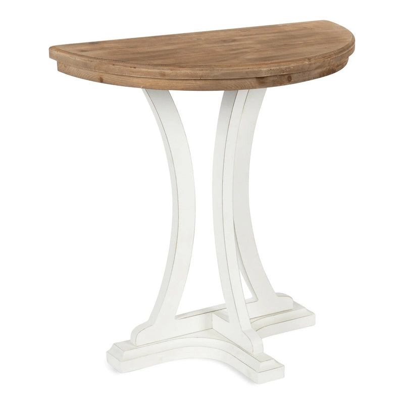 Consolle in legno, Tavolo da divano da ingresso o corridoio con ripiano inferiore, 76,2 cm L x 38,1 cm P x 78,7 cm H