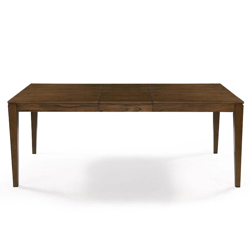 *Limited* Zarbel 6-8 People Tavolo da Pranzo Rettangolare Modern Farmhouse Legno Massello con Prolunghe per Sala da Pranzo Cucina