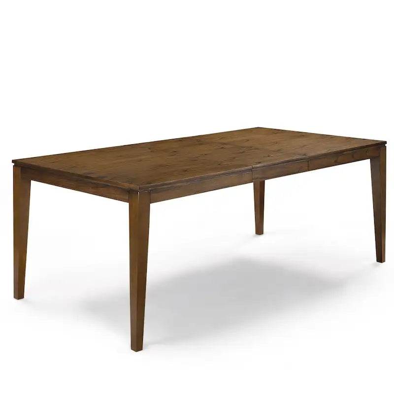 *Limited* Zarbel 6-8 People Tavolo da Pranzo Rettangolare Modern Farmhouse Legno Massello con Prolunghe per Sala da Pranzo Cucina
