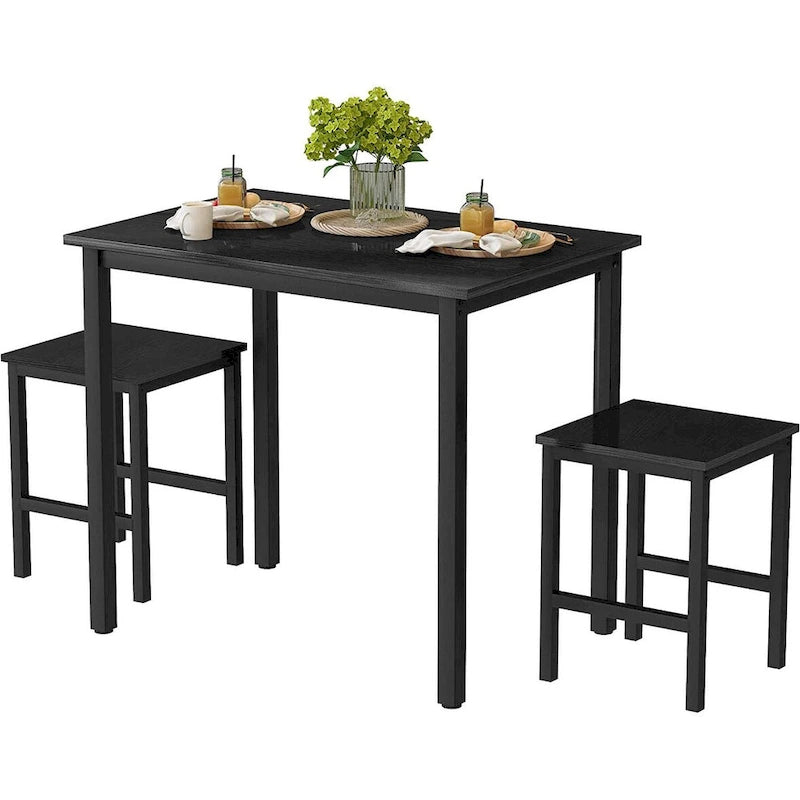 Set Tavolo da Pranzo Piccolo per 2, Mobili per Cucina Domestica Scelta Perfetta, Compatto e Resistente, Facile Montaggio