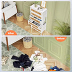 Cassettiera a 6 cassetti con mobiletto organizer in rattan PE