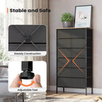 Cassettiera a 6 cassetti con mobiletto organizer in rattan PE